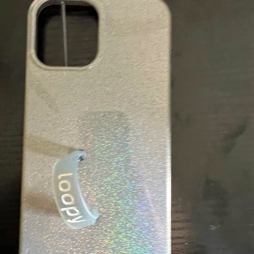 Sparkle silver loopy case